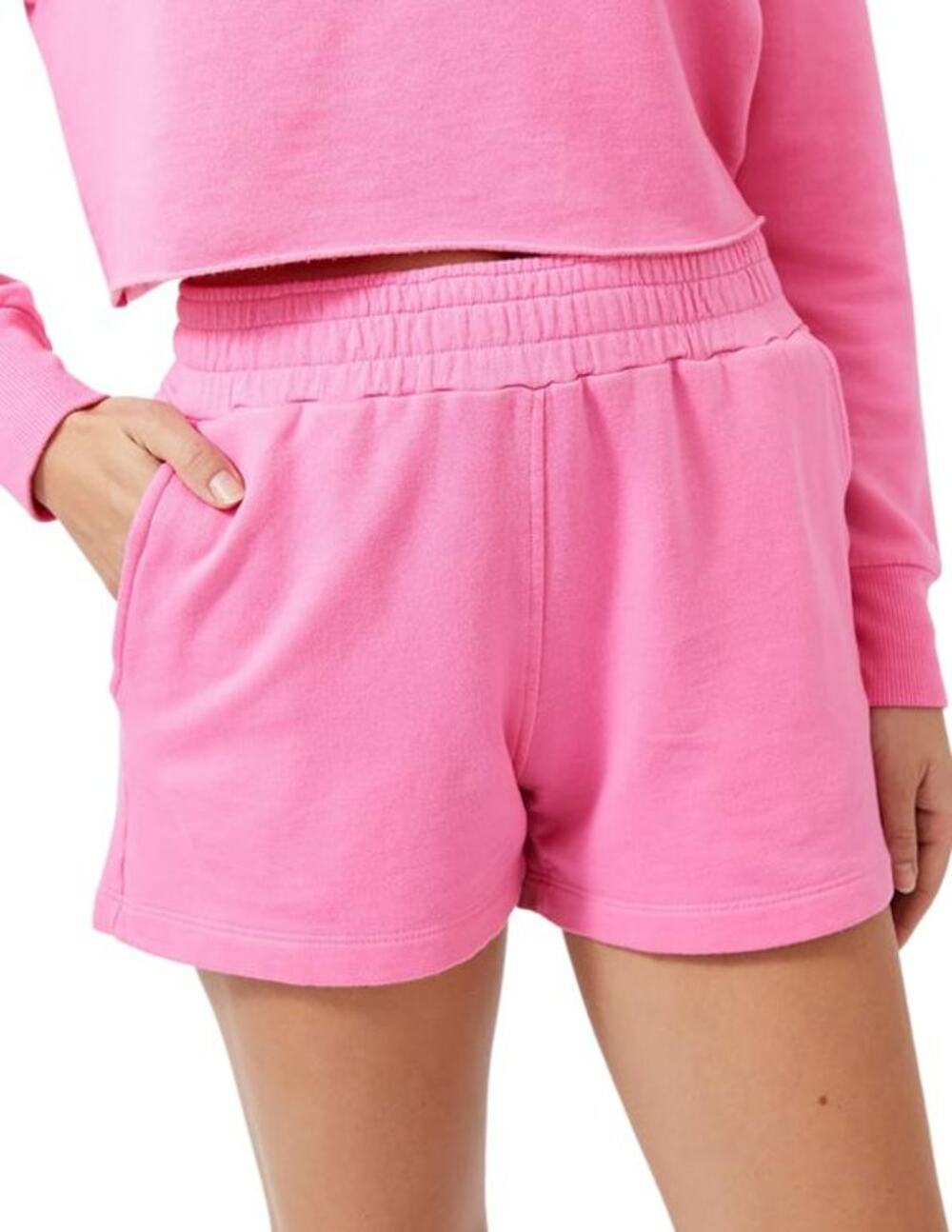 Monrow Supersoft Ex-Boyfriend Shorts Hot Pink XS NWT Barbiecore